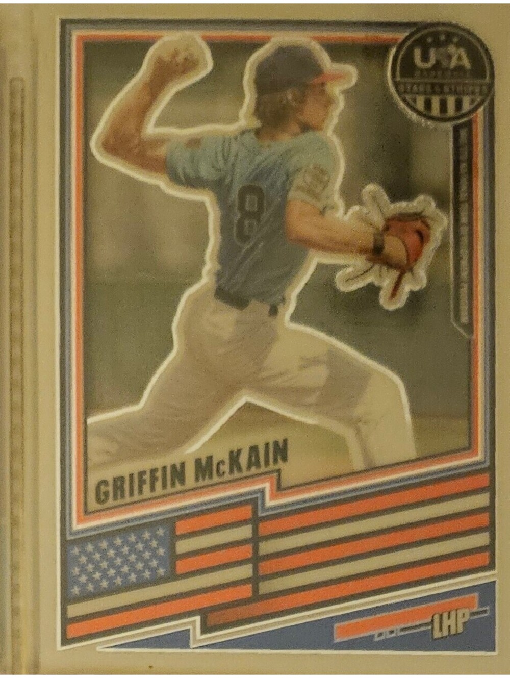 2026 Panini Stars & Stripes Prizm USA Baseball #172 - Griffin McKain
